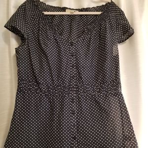 Polka dot blouse